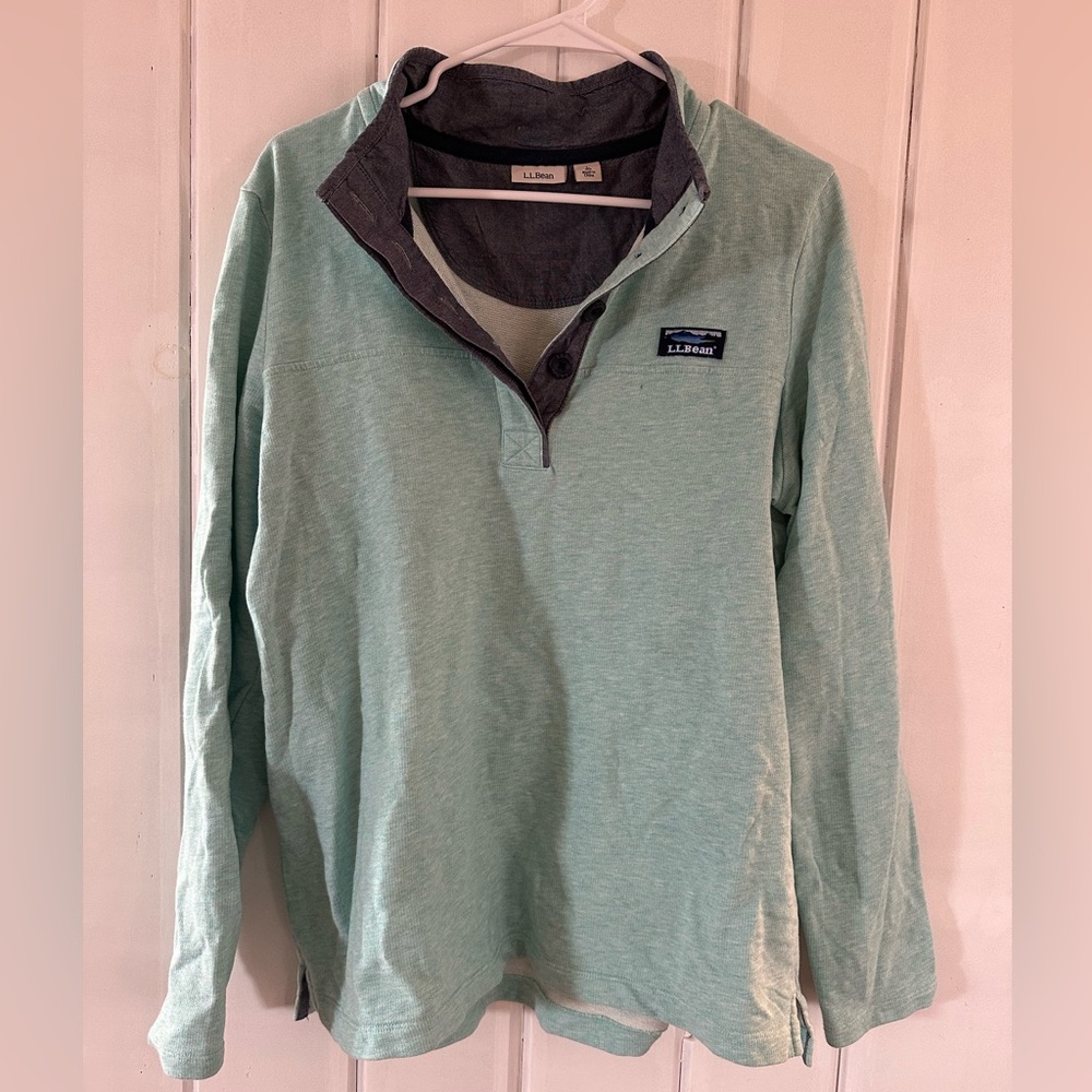 Women’s LLBean Button Neck Quarter Zip